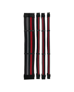Sleeving Kit - Svart/Röd 